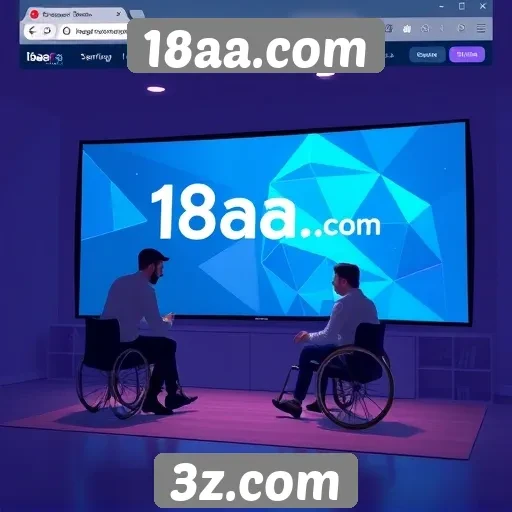 Acessibilidade e interface do usuário no 18aa.com