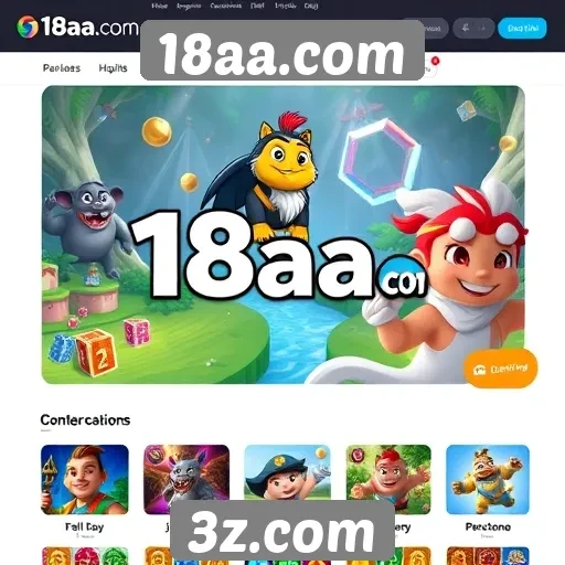 Experiência do usuário no site de jogos 18aa.com